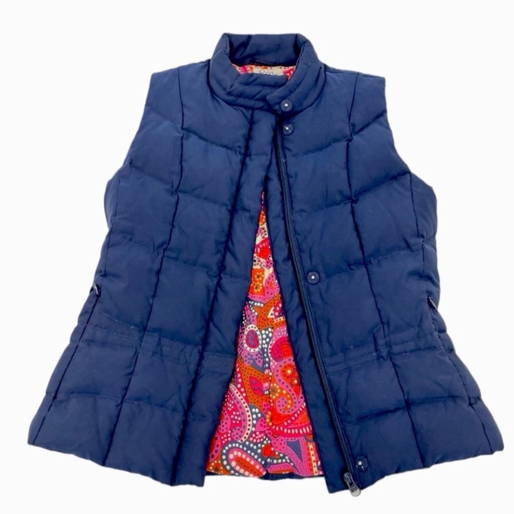 Lilly Pulitzer Down Vest XS Blue - Picture 16 of 16